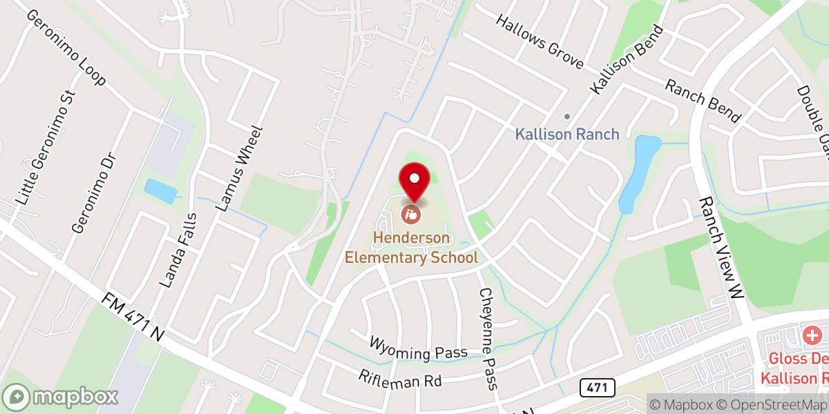 Map showing location of Calvary Chapel Northwest of San Antonio