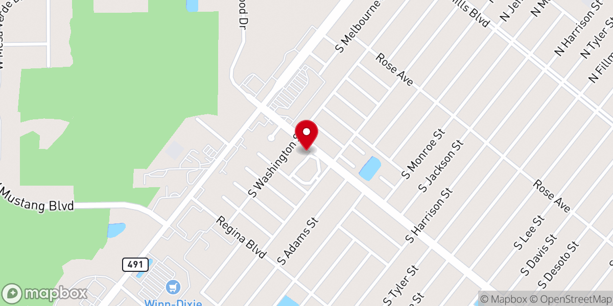 Map showing location of Our Lady of Grace Catholic Church