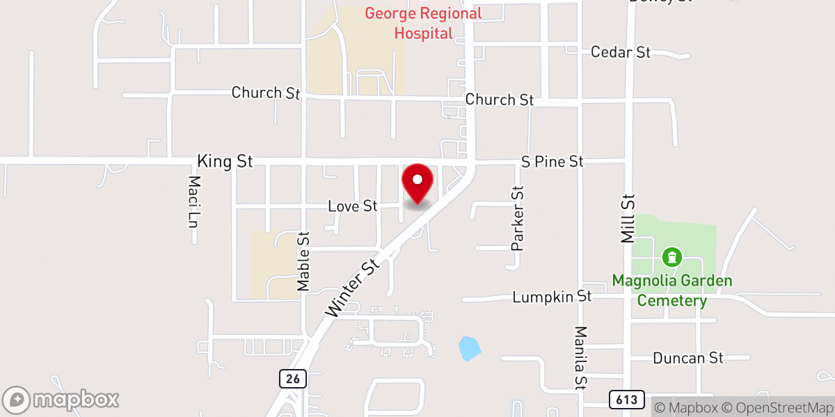 Map showing location of True Divine Word Ministry
