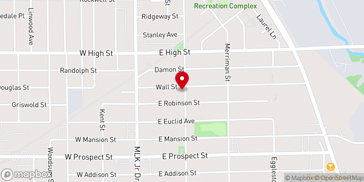 Map showing location of United Peoples Community Church