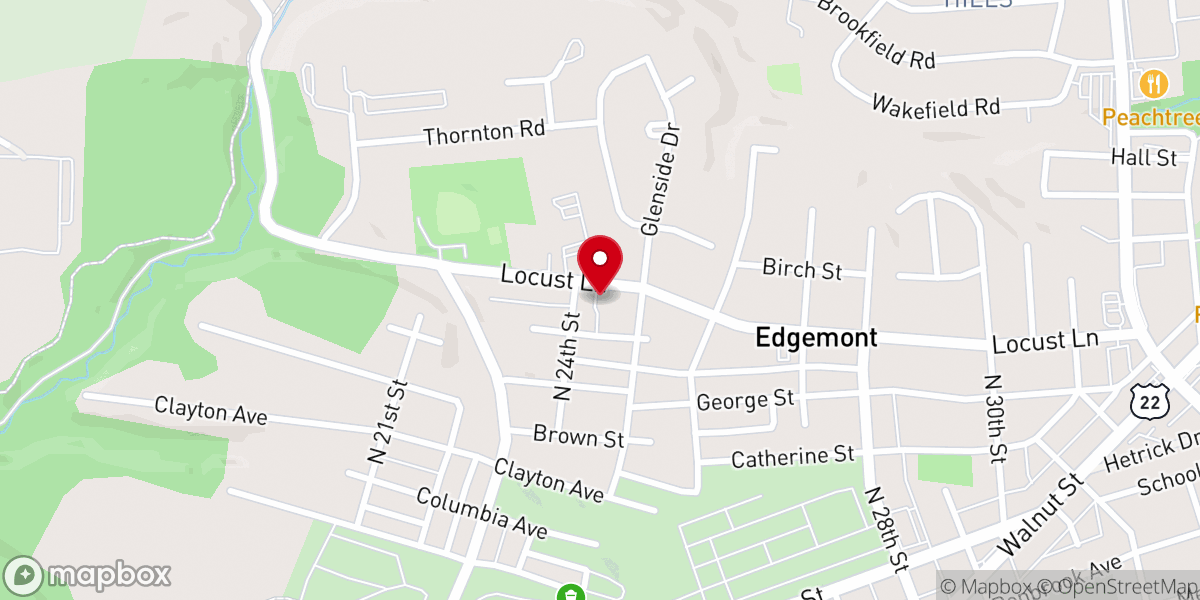 Map showing location of Grace Fellowship