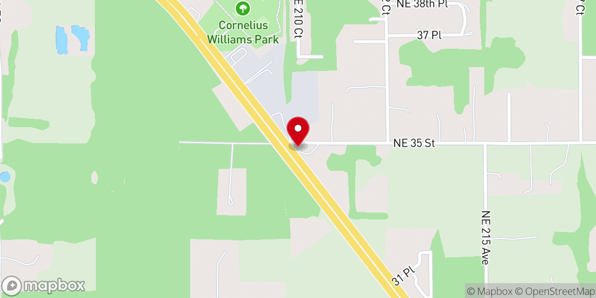 Map showing location of Frogs BBQ Pad