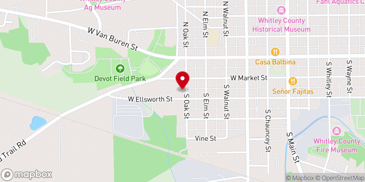 Map showing location of New Life Fellowship