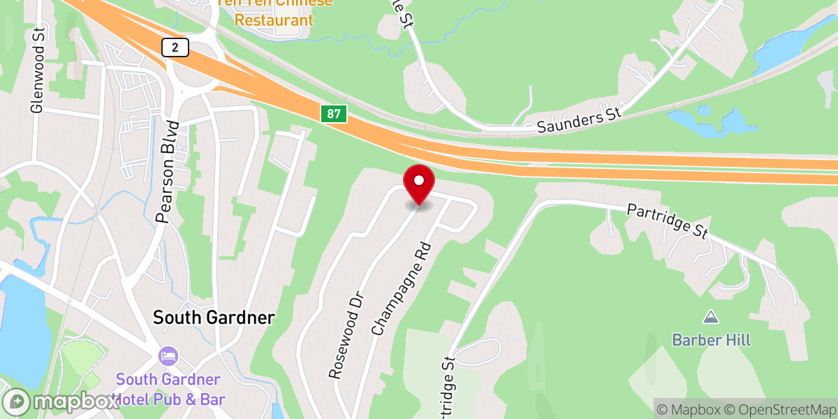 Map showing location of Holy Spirit Church