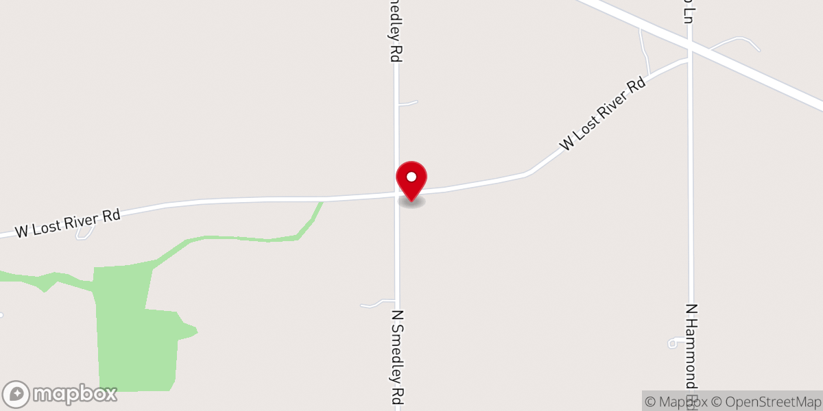Map showing location of Smedley Church