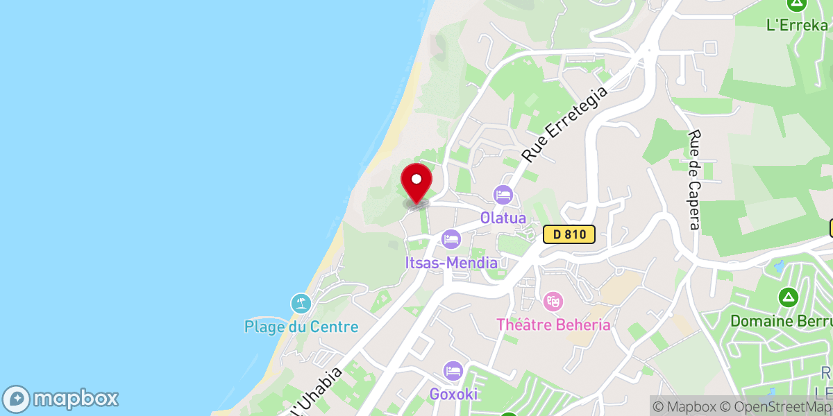 Map showing location of Chapelle Sainte-Madeleine