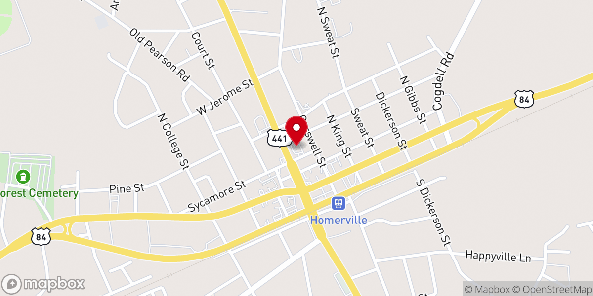 Map showing location of Cork & Barrel Spirit Merchants