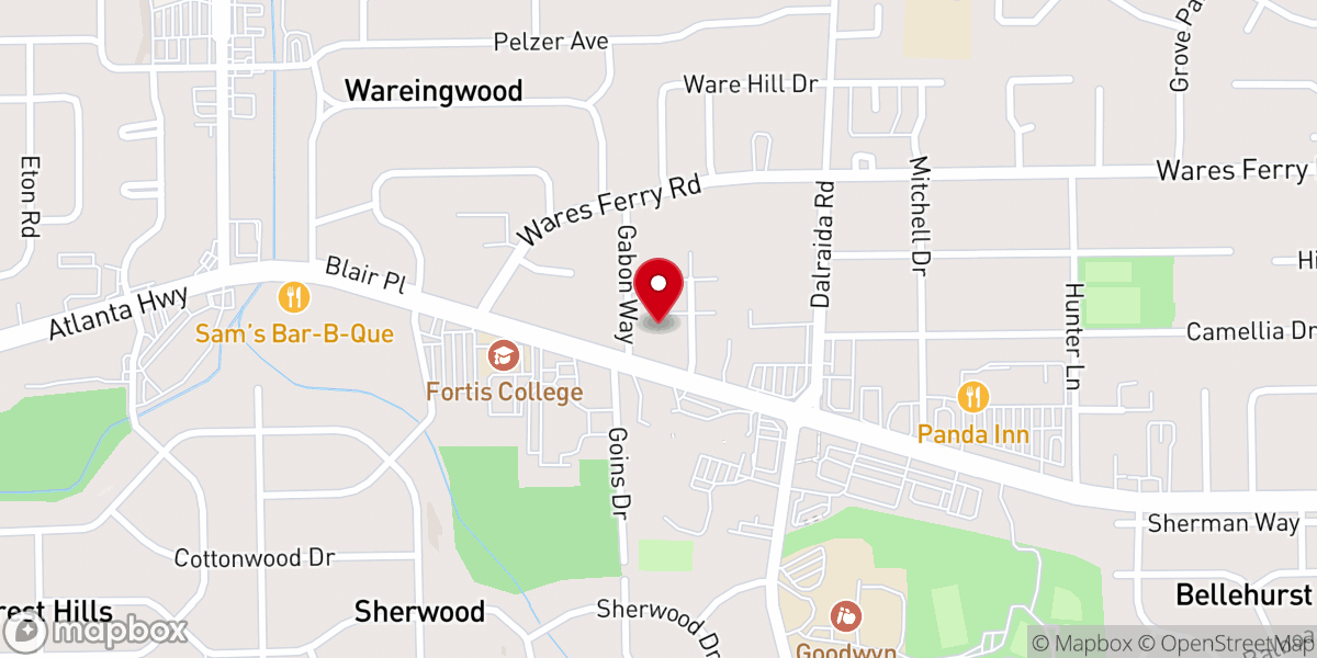 Map showing location of Citychurch