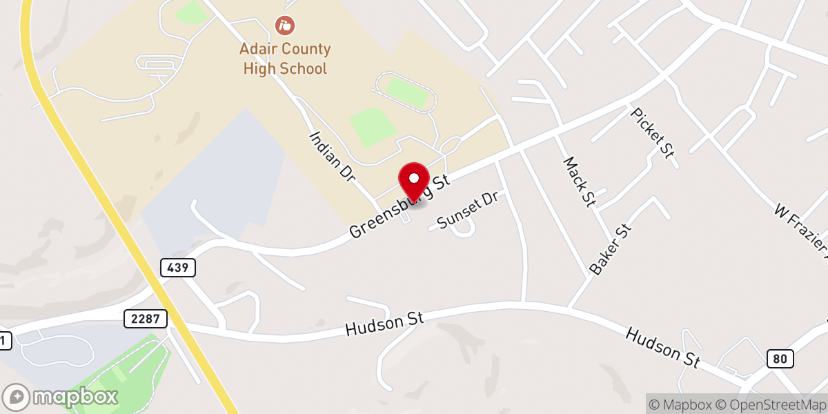 Map showing location of Good Shepherd Catholic Church