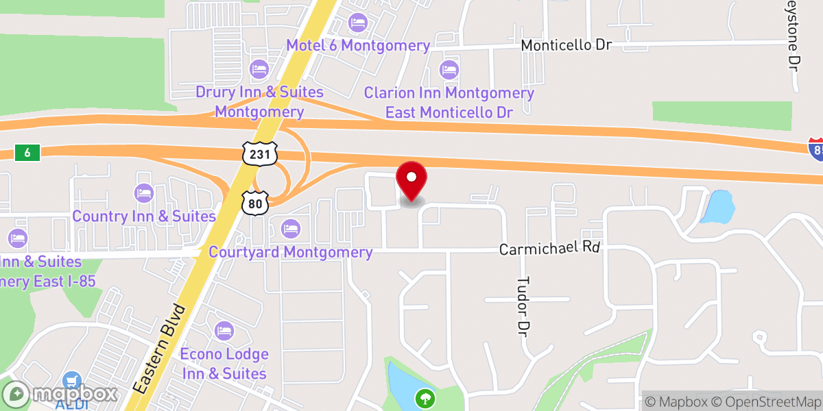 Map showing location of Brightstar Outreach Ministries