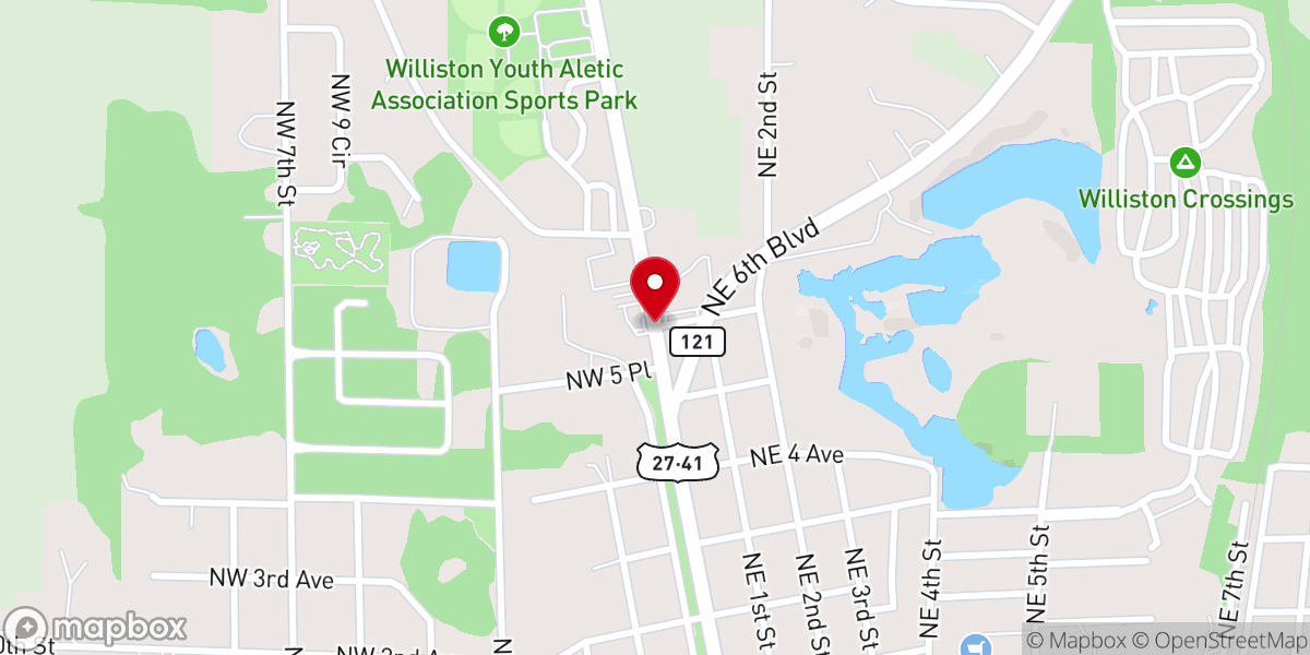 Map showing location of Rafter cross church