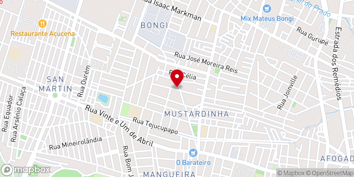 Map showing location of Assembleia de Deus Novas de Paz - Mustardinha