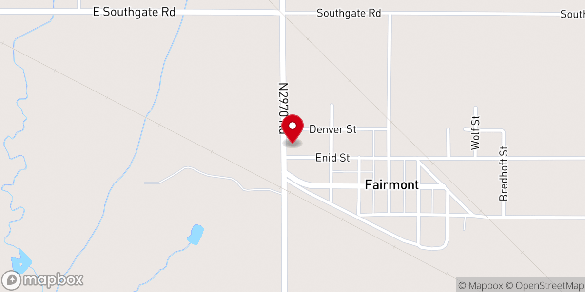 Map showing location of Zion Lutheran Church-Preschool