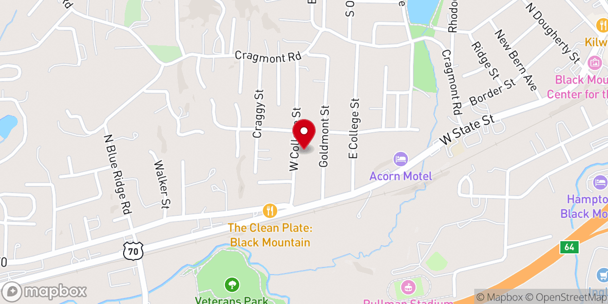 Map showing location of Thomas Chapel AME Zion Church