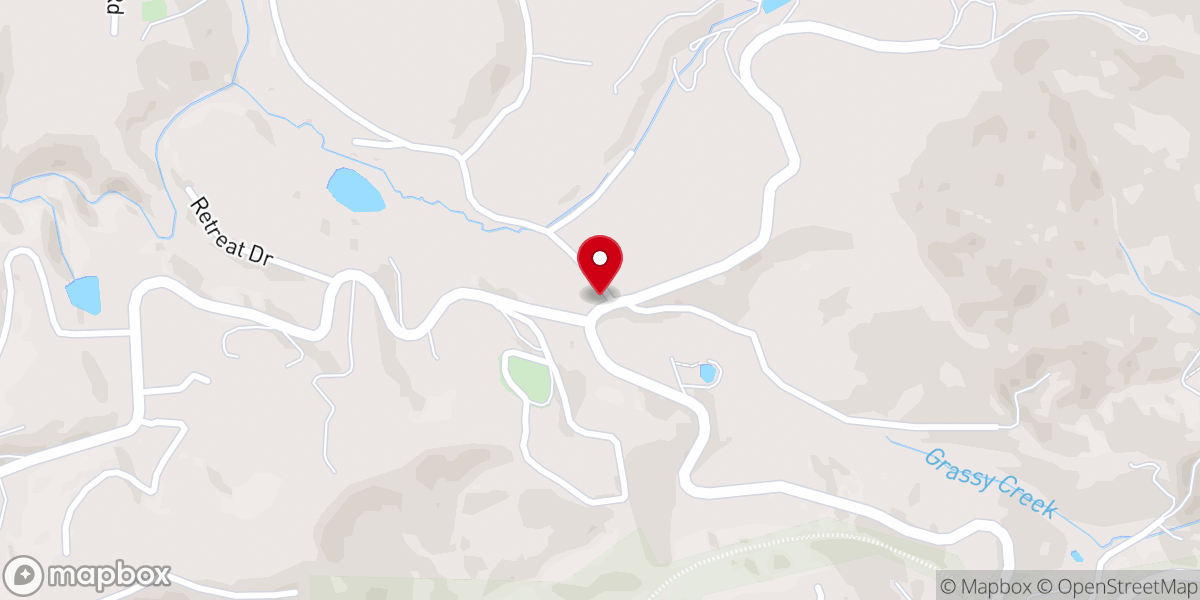 Map showing location of Chestnut Grove Baptist Church