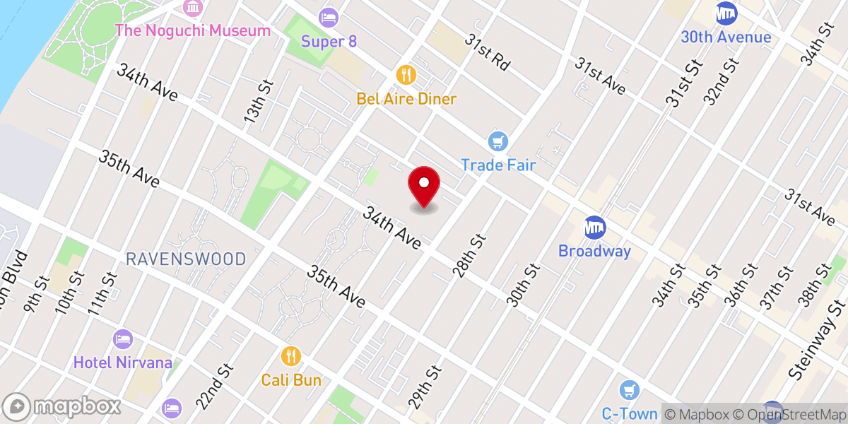 Map showing location of Queensview Park