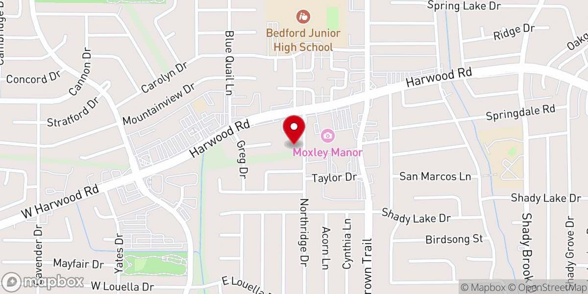 Map showing location of Calvary New Life Fellowship