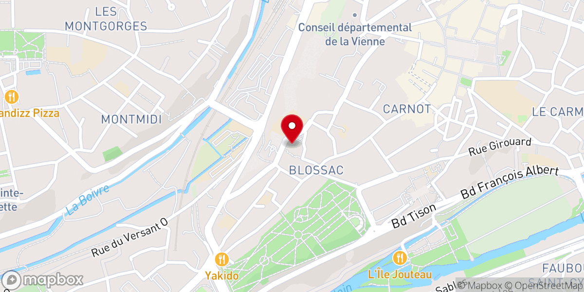 Map showing location of Église Saint-Hilaire Le Grand