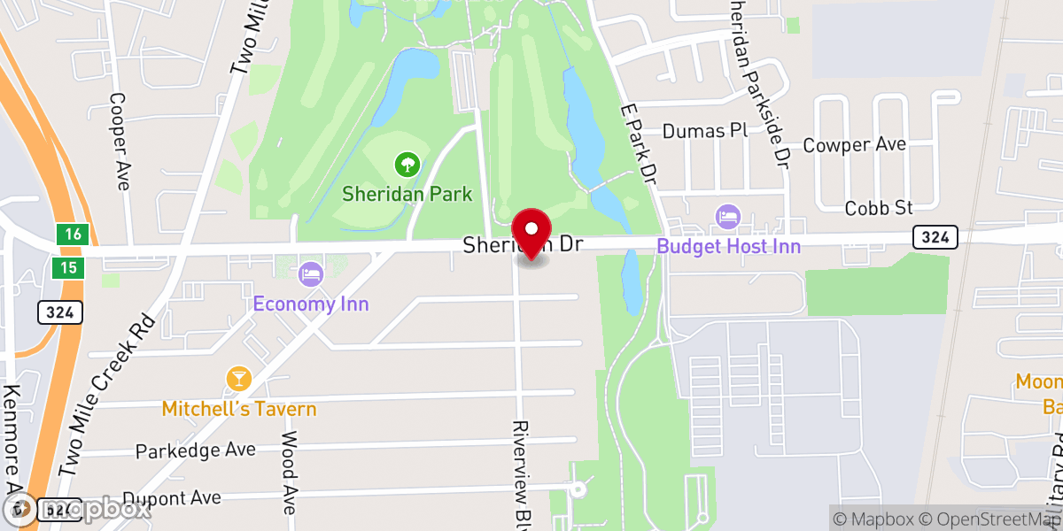 Map showing location of Living Hope Fellowship