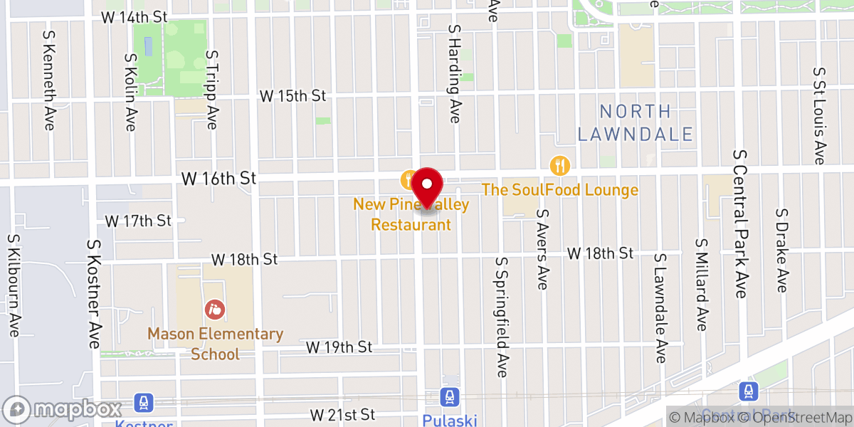 Map showing location of Pillar of Truth Church