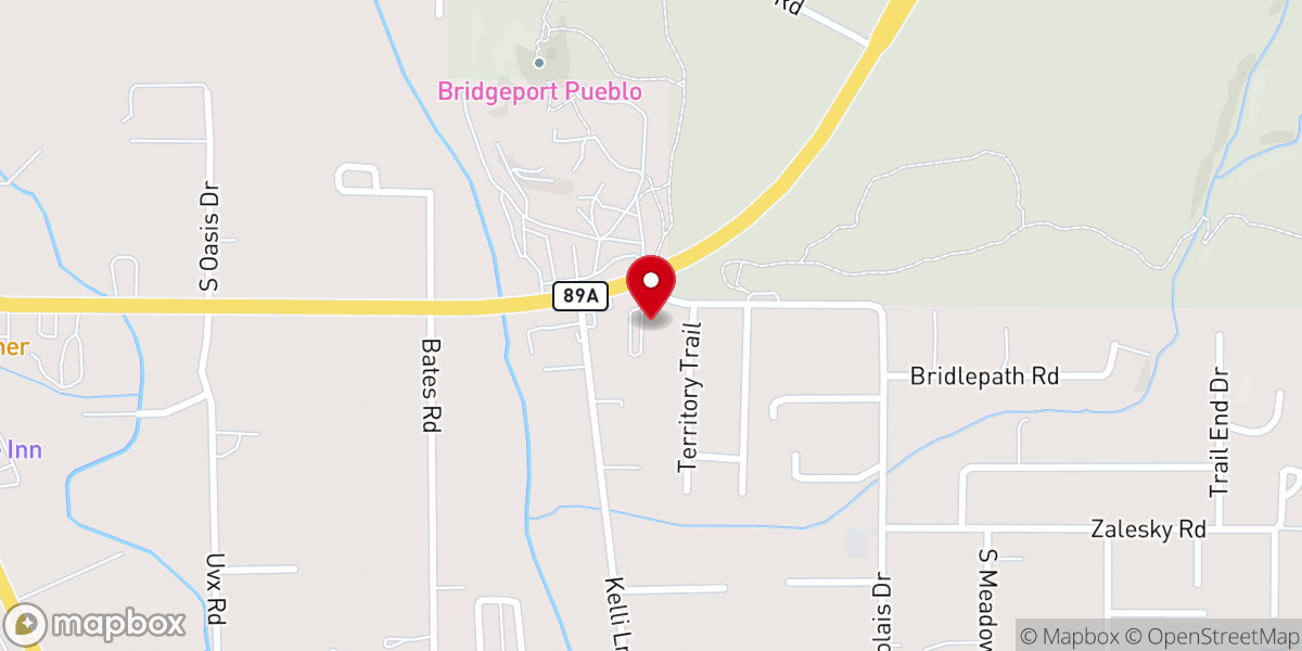 Map showing location of PASSION Vineyard Fellowship