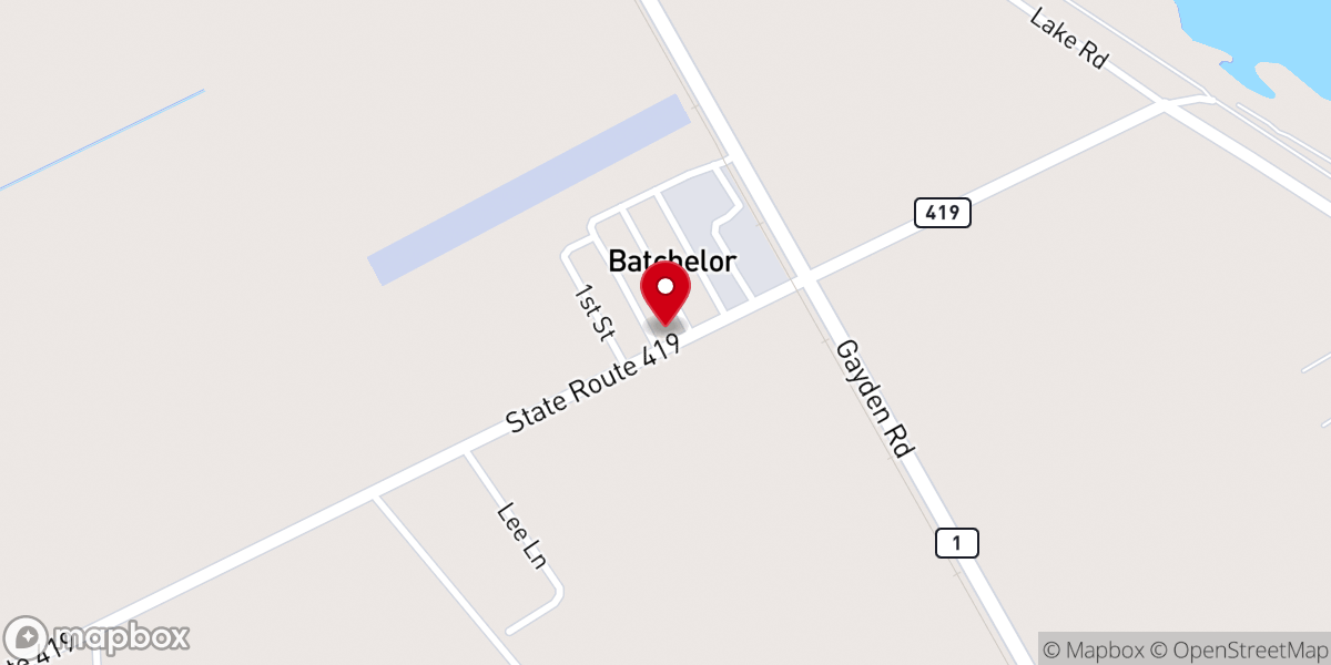 Map showing location of Pilgrim Rest Church