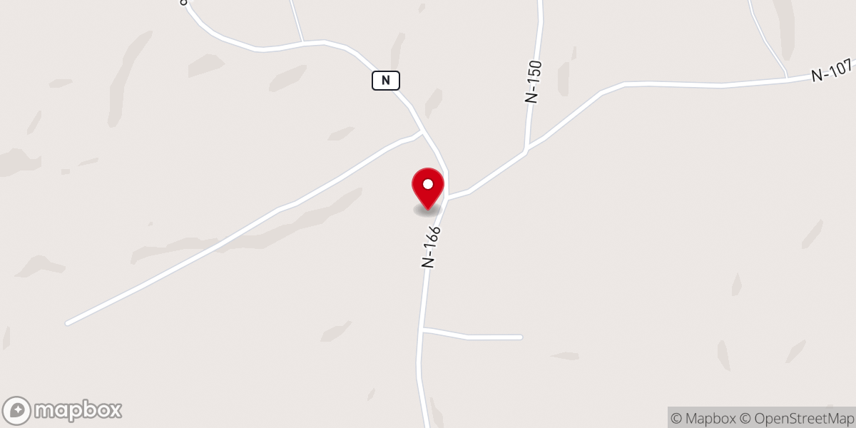 Map showing location of Missionary Ridge Church