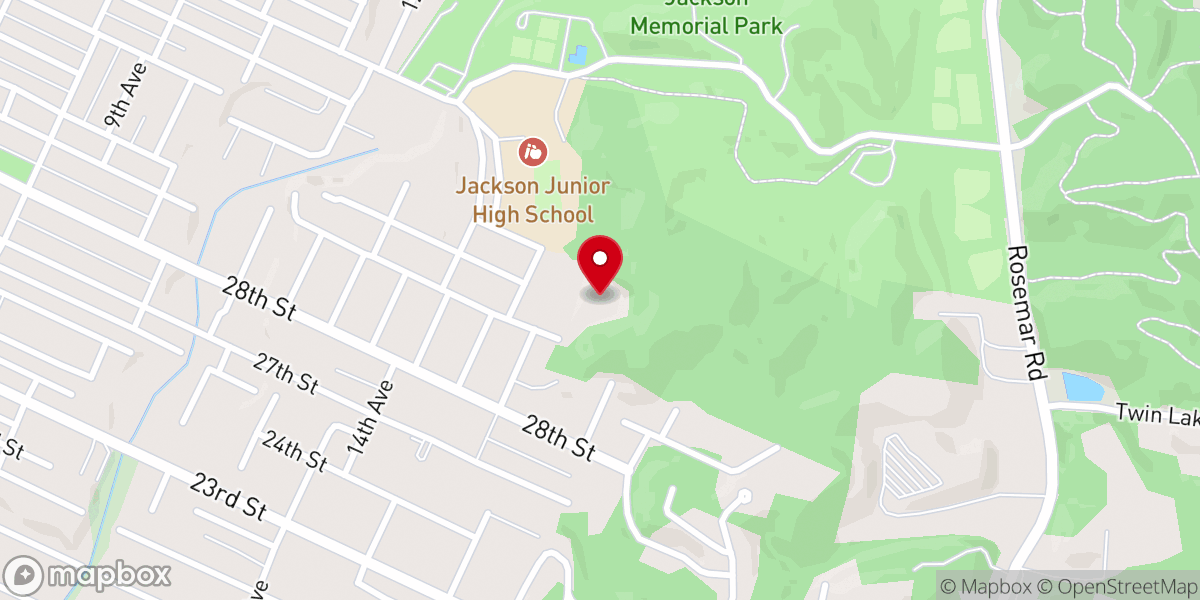 Map showing location of Cornerstone Gospel Church