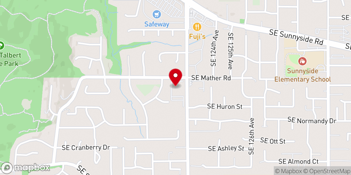 Map showing location of Spring Mountain Christian Academy