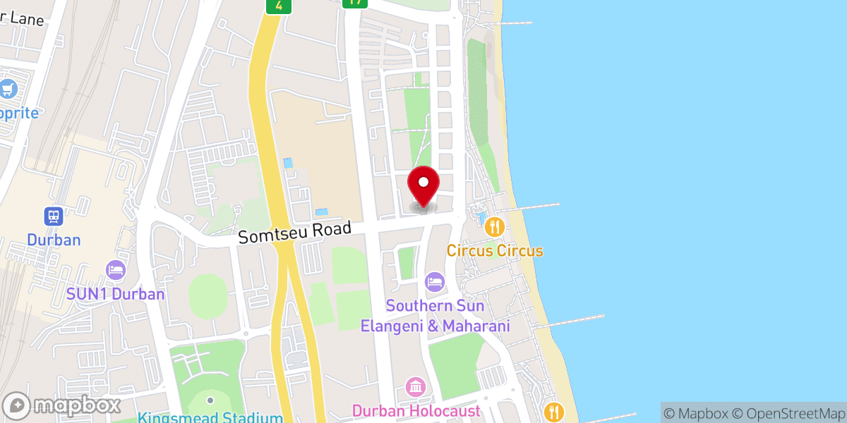 Map showing location of Christ Apostolic Church