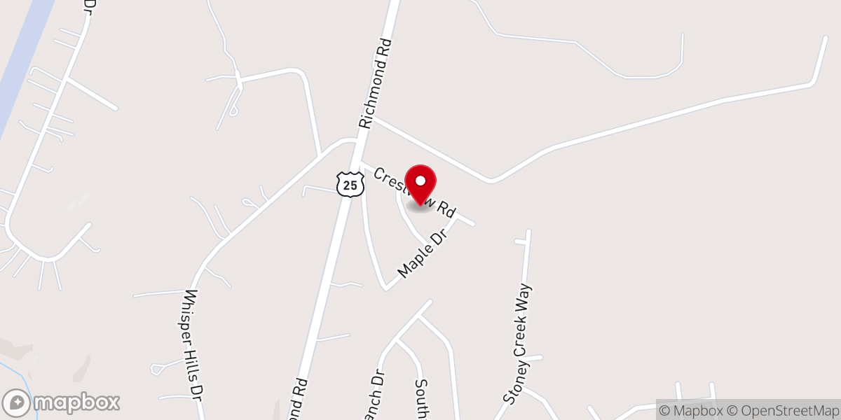 Map showing location of Holy Sanctuary Church