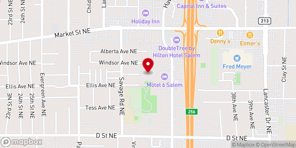 Map showing location of St Timothy's Episcopal Church