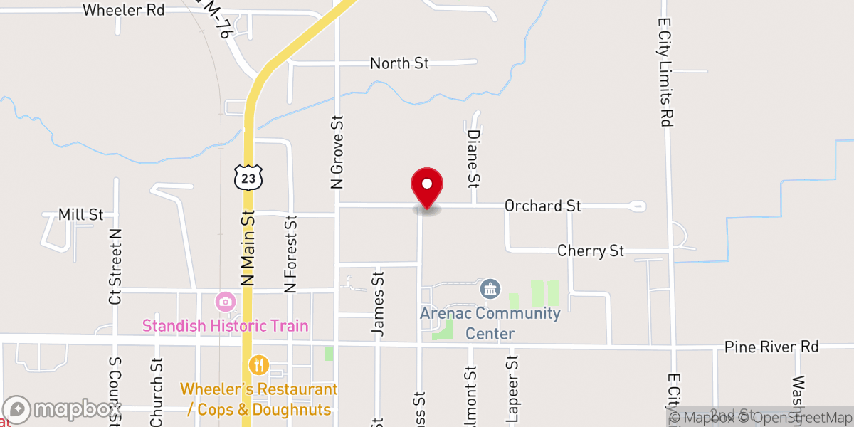 Map showing location of Resurrection-The Lord Rectory