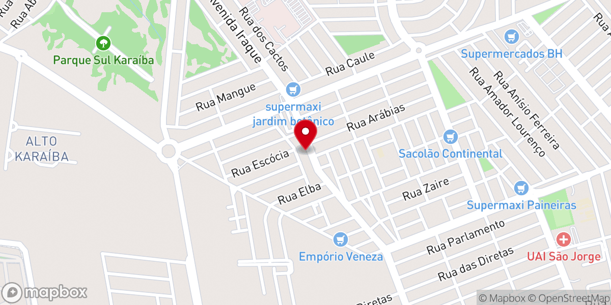 Map showing location of Paróquia Nossa Senhora De Guadalupe