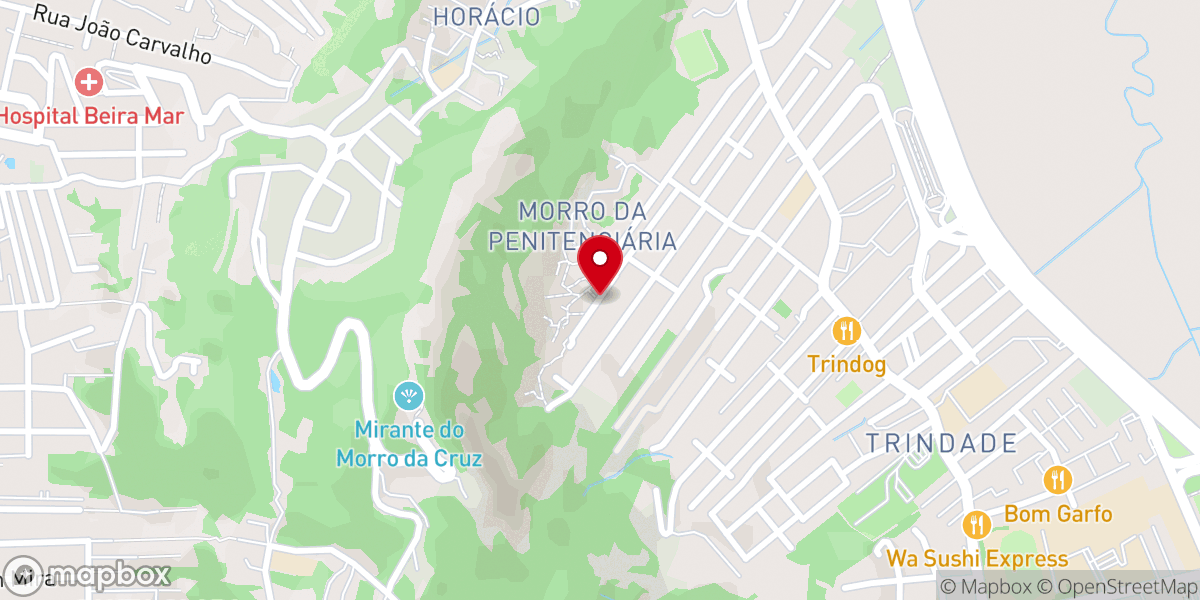 Map showing location of Igreja Assembleia de Deus Trindade