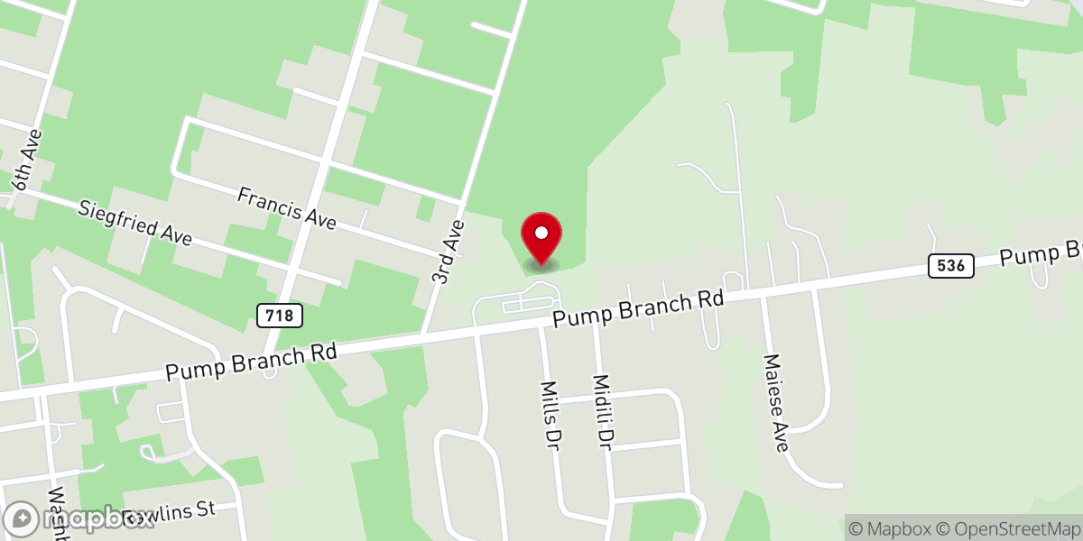 Map showing location of Grace Community Church