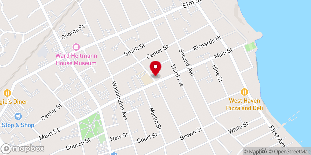 Map showing location of Church of Pentecost USA Inc. New Haven | Milford CT