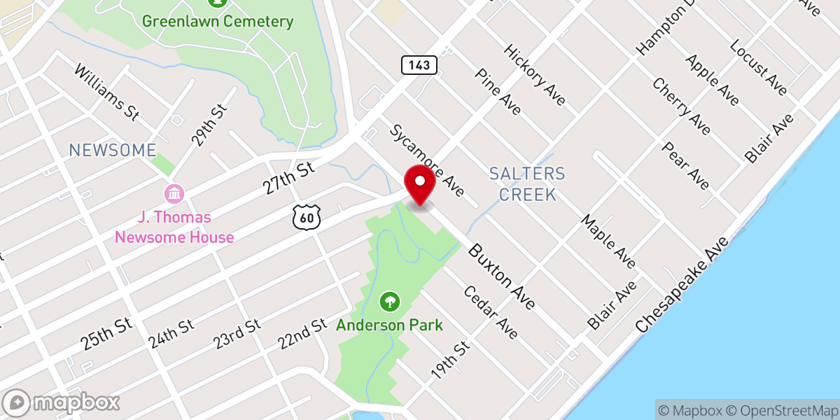 Map showing location of Hope of Glory Foundation Inc