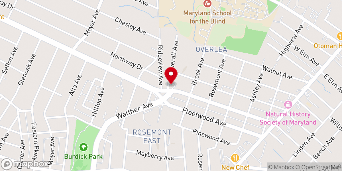 Map showing location of The Church In Baltimore