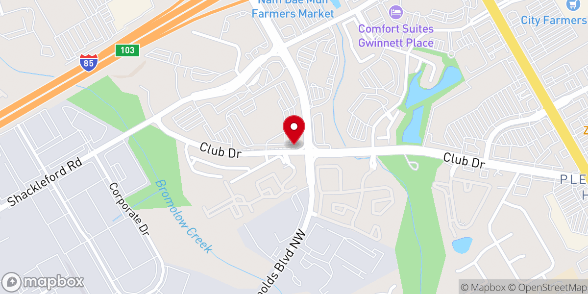 Map showing location of Karis Community Church