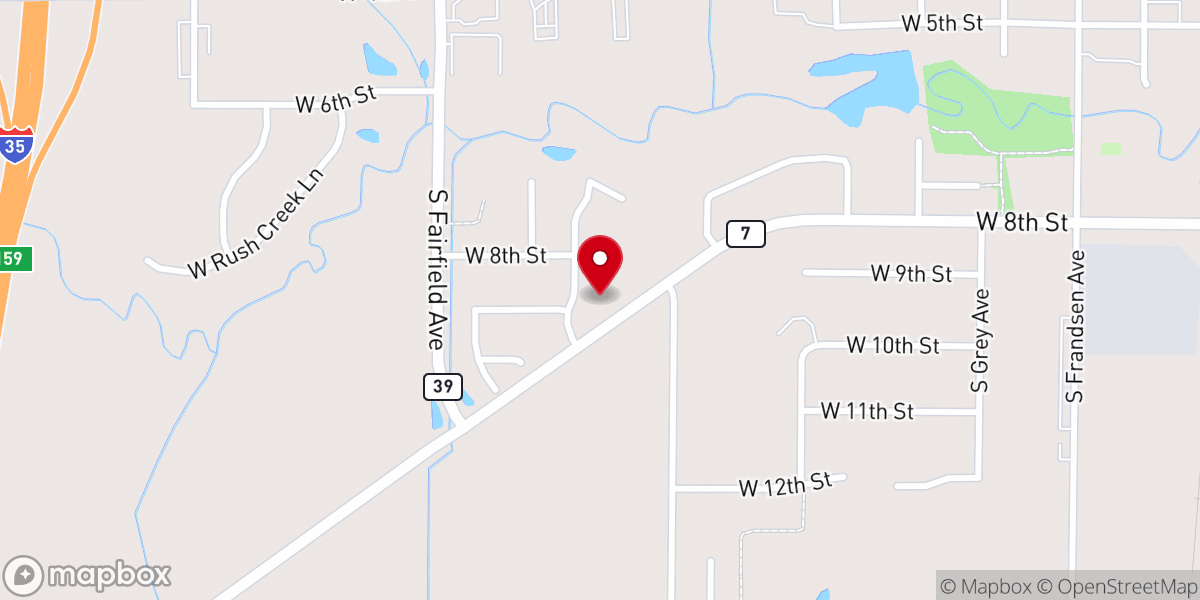 Map showing location of Living Water International Ministry
