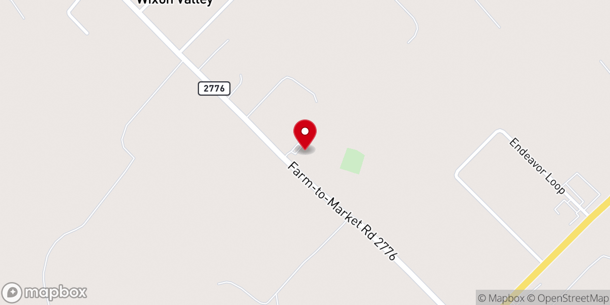 Map showing location of Faith Bible Church
