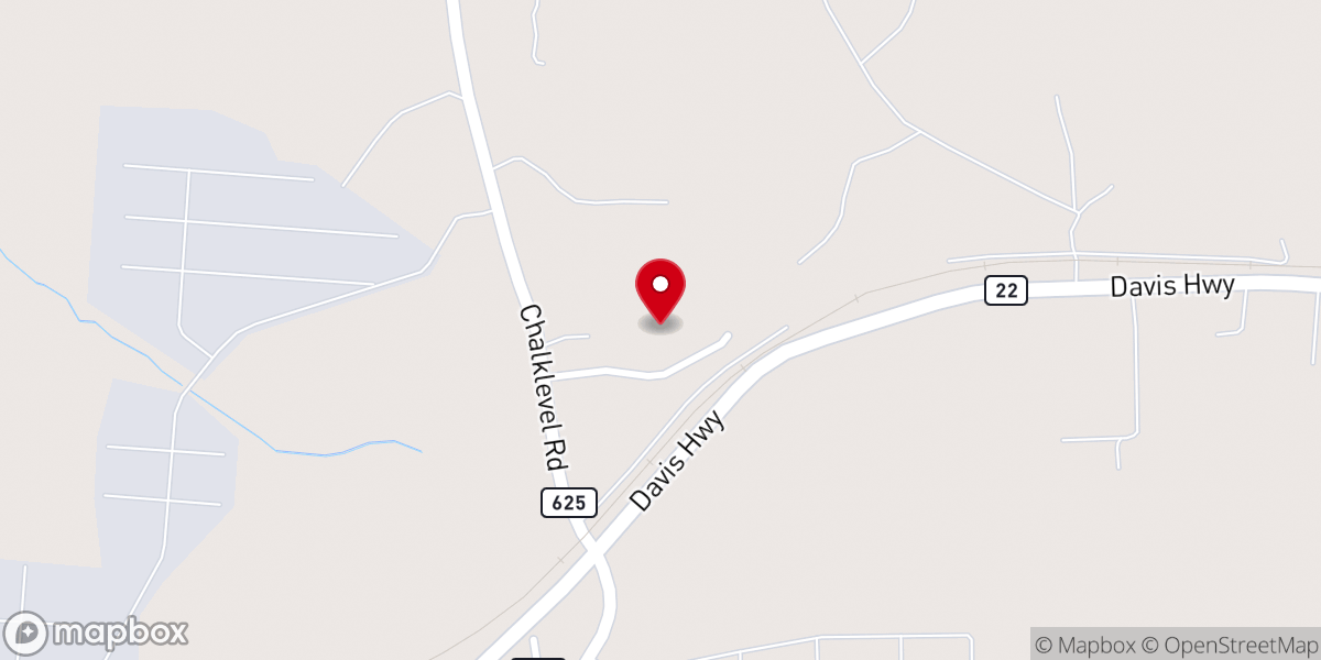 Map showing location of Louisa County Resource Council
