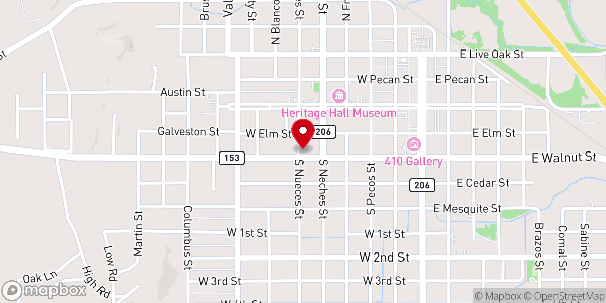 Map showing location of Loaves & Fishes Food Ministry