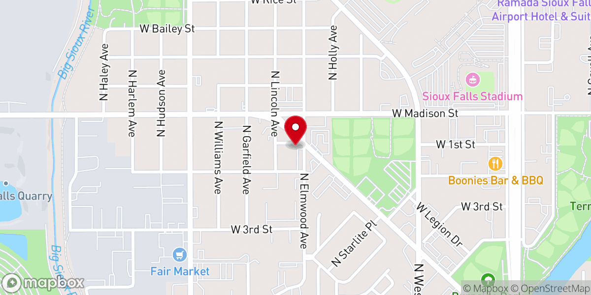 Map showing location of New Testament Christian Church