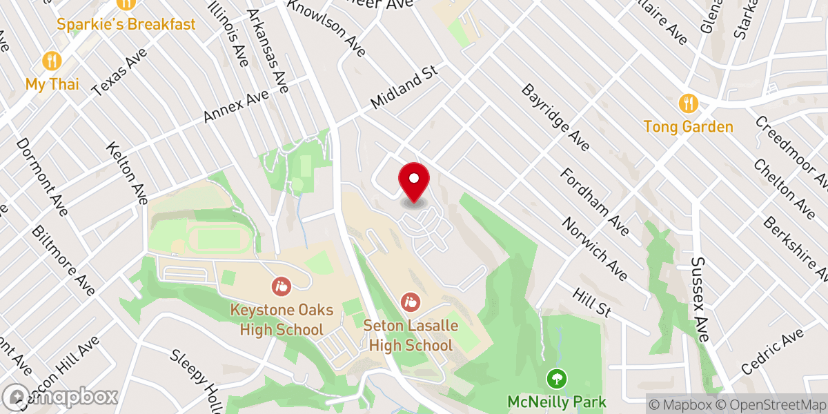 Map showing location of Salvation Army