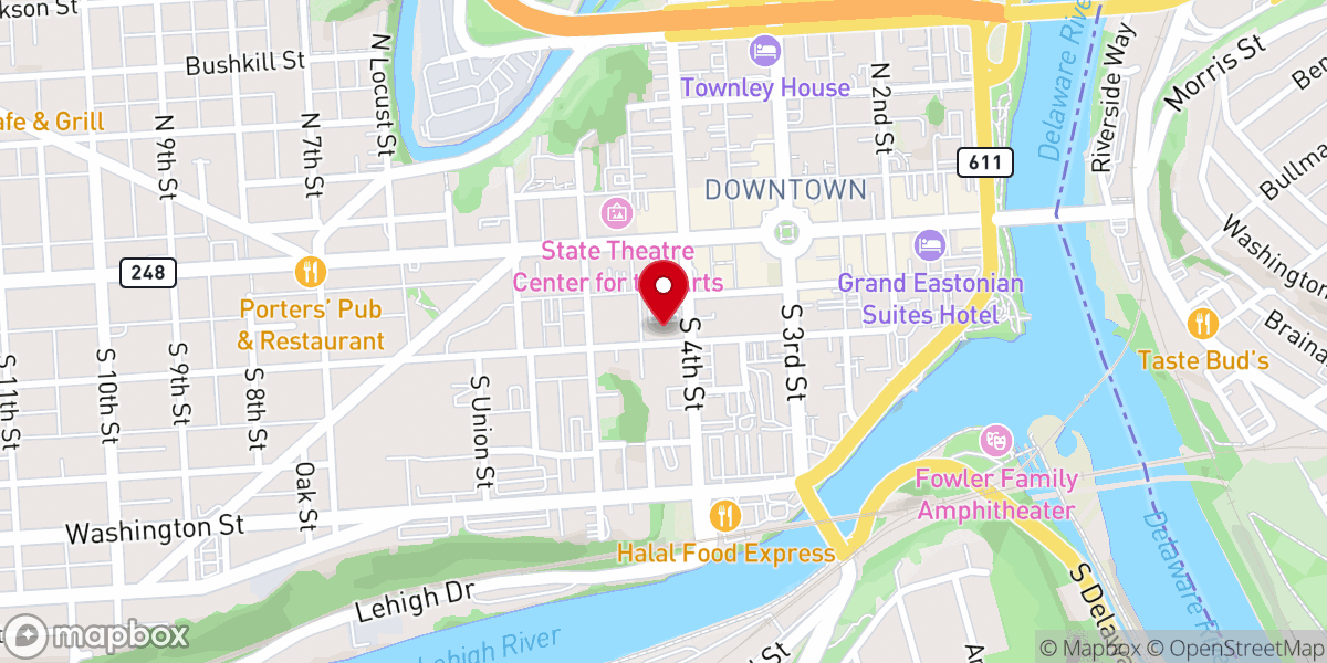 Map showing location of Our Lady of Lebanon Maronite Catholic Church