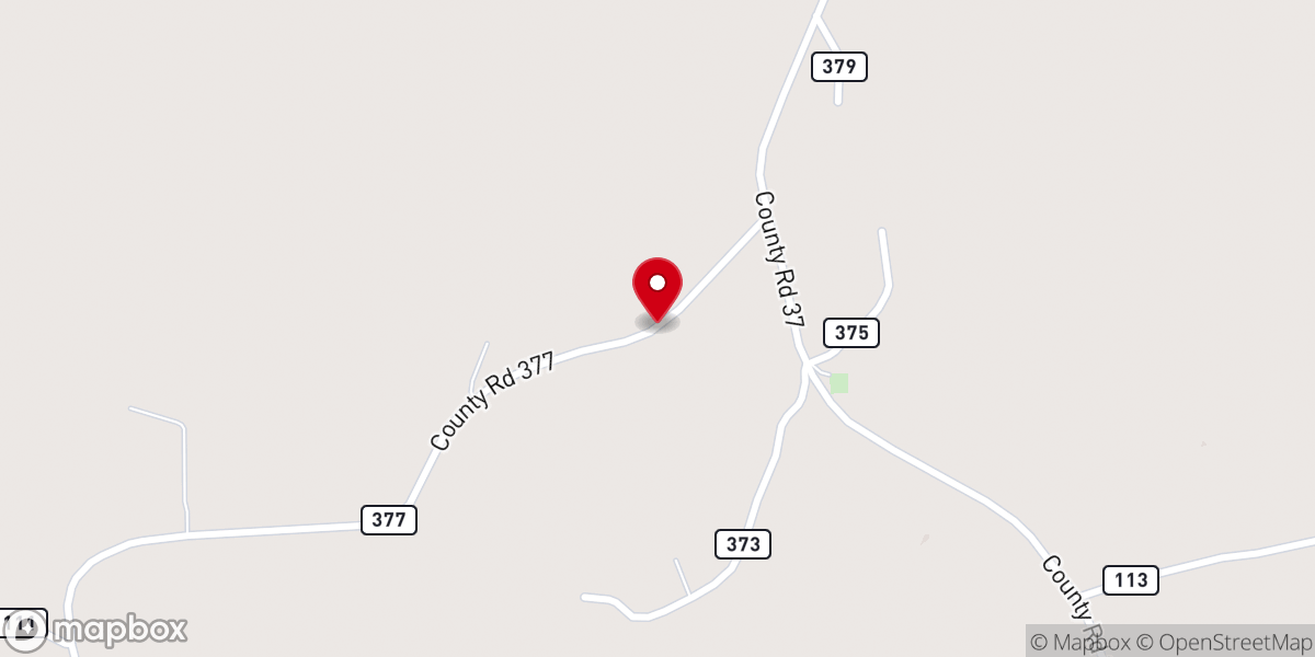 Map showing location of New Beaver Meadow M.B. Church