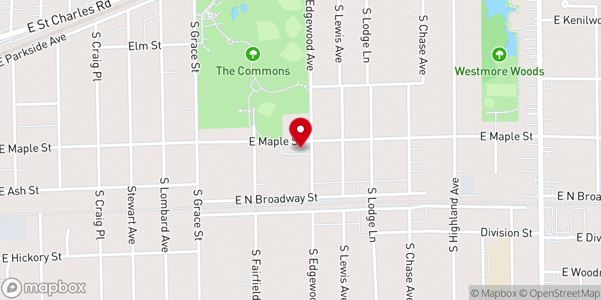Map showing location of Lombard SDA Fellowship