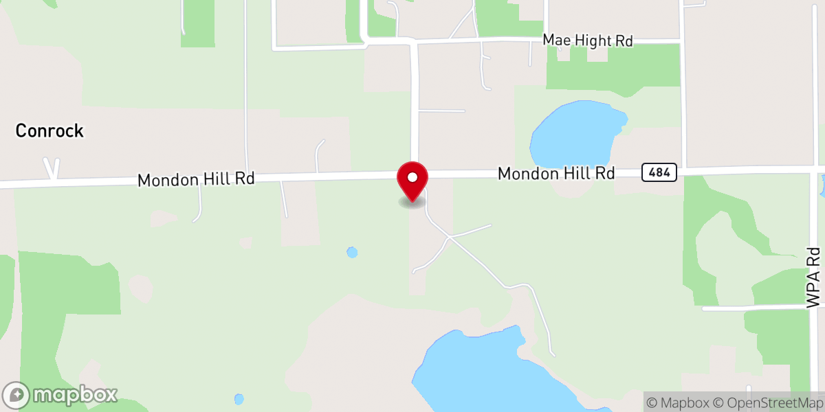 Map showing location of The Glory Ranch